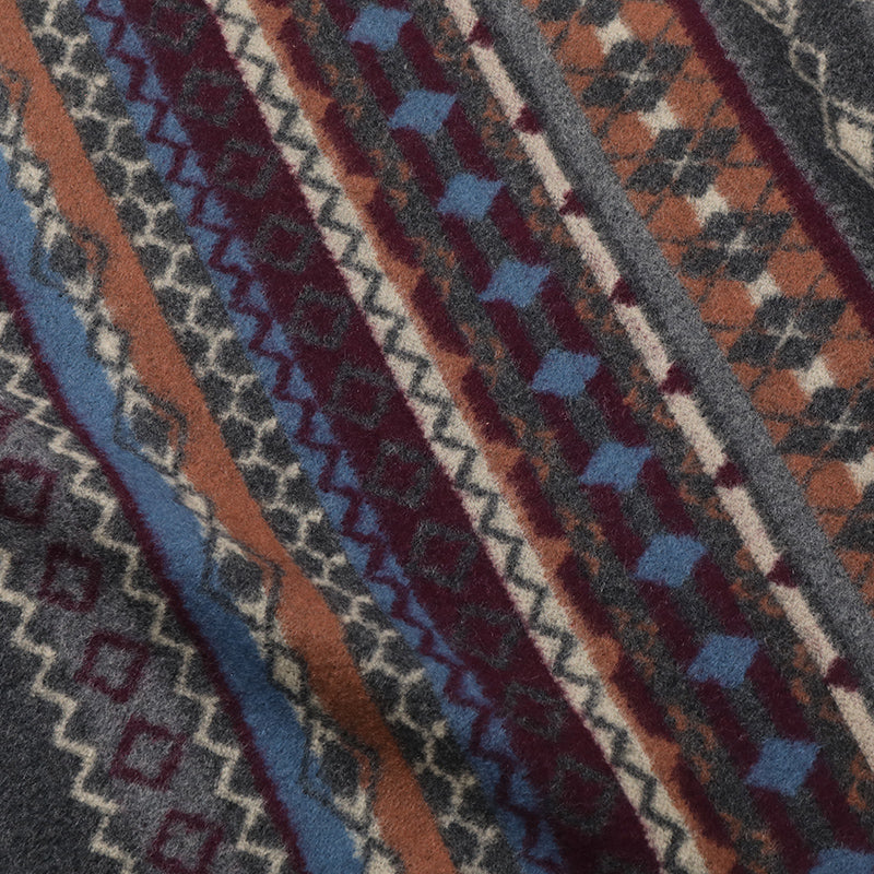 Suede Silk Two- Sided Jacquard Scarf