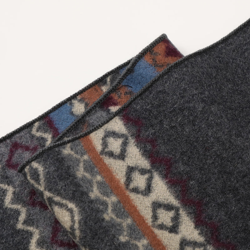 Suede Silk Two- Sided Jacquard Scarf