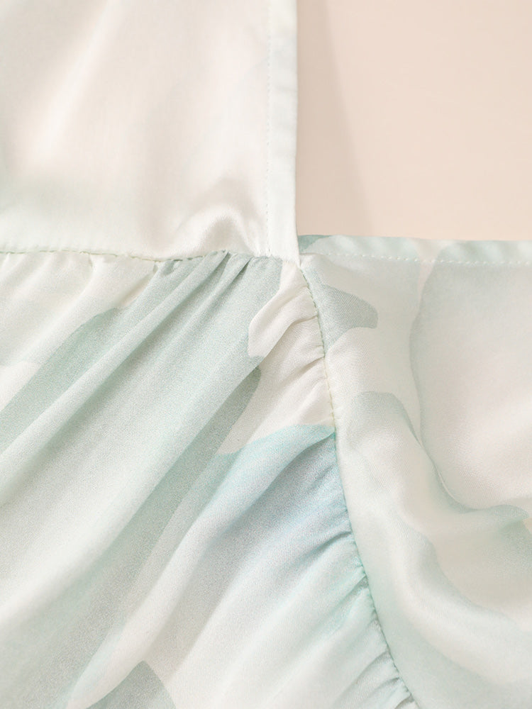 Heavy Weight Print Silk Chemise