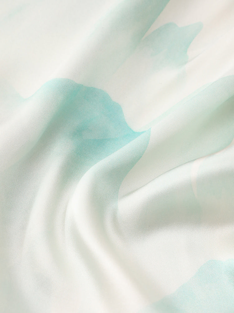 Heavy Weight Print Silk Chemise