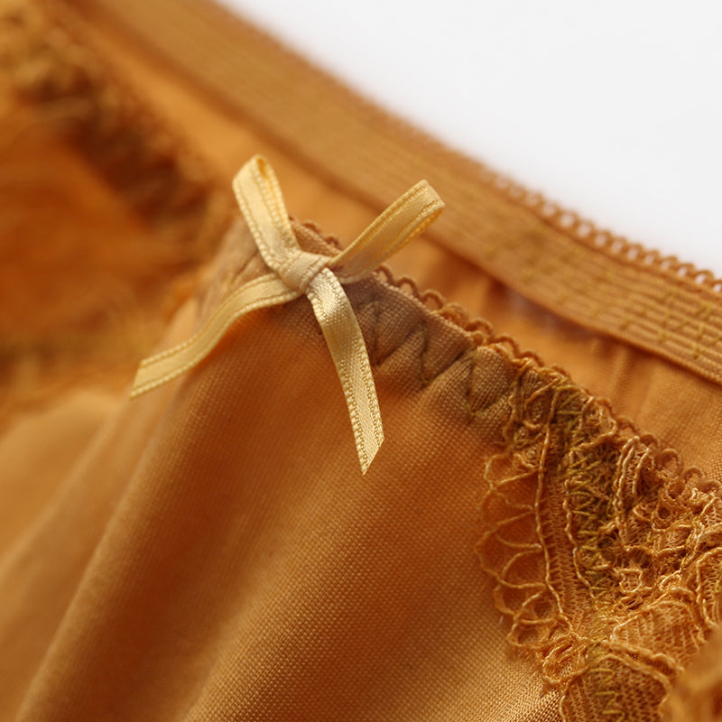 
                  
                    Mid Waist Silk Briefs
                  
                