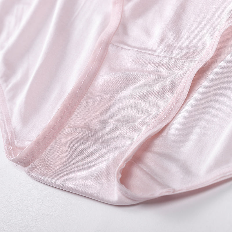 
                  
                    Mid Waist Silk Briefs
                  
                