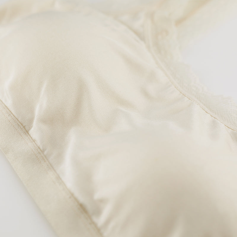 
                  
                    Narrow Lace Silk Tube Top
                  
                