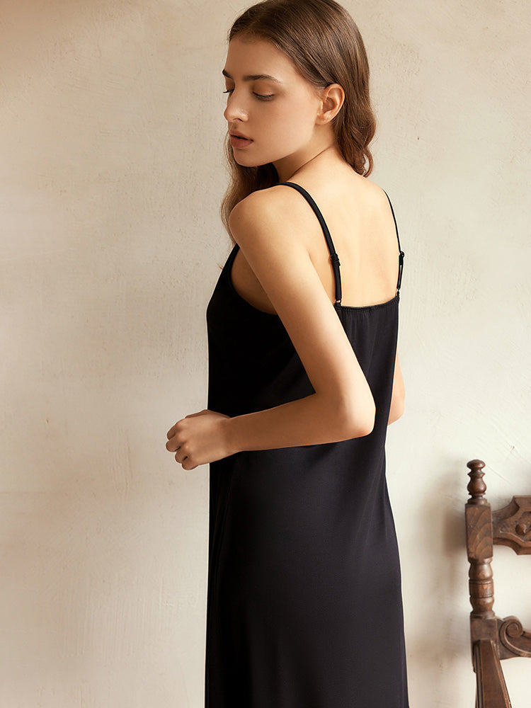 
                  
                    Basic Simplicity Lace Silk Chemise
                  
                