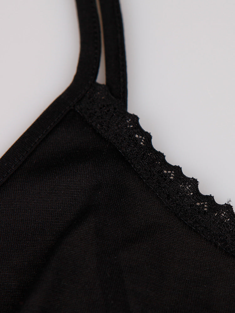 
                  
                    Basic Simplicity Lace Silk Chemise
                  
                
