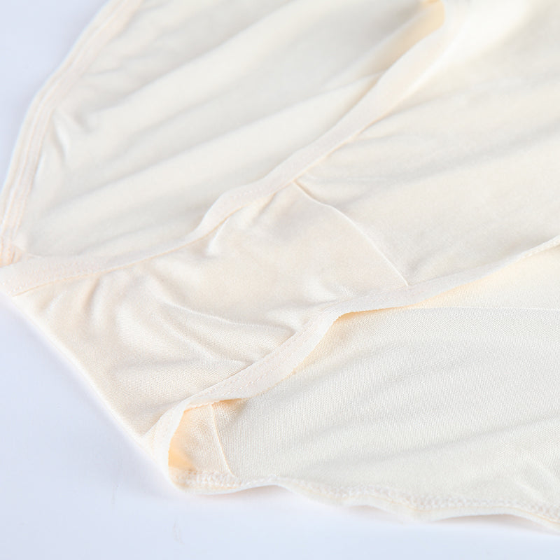 
                  
                    Mid Waist Silk Briefs
                  
                