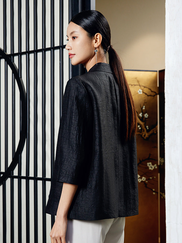 
                  
                    INK Gambiered Silk Suit Jacket
                  
                