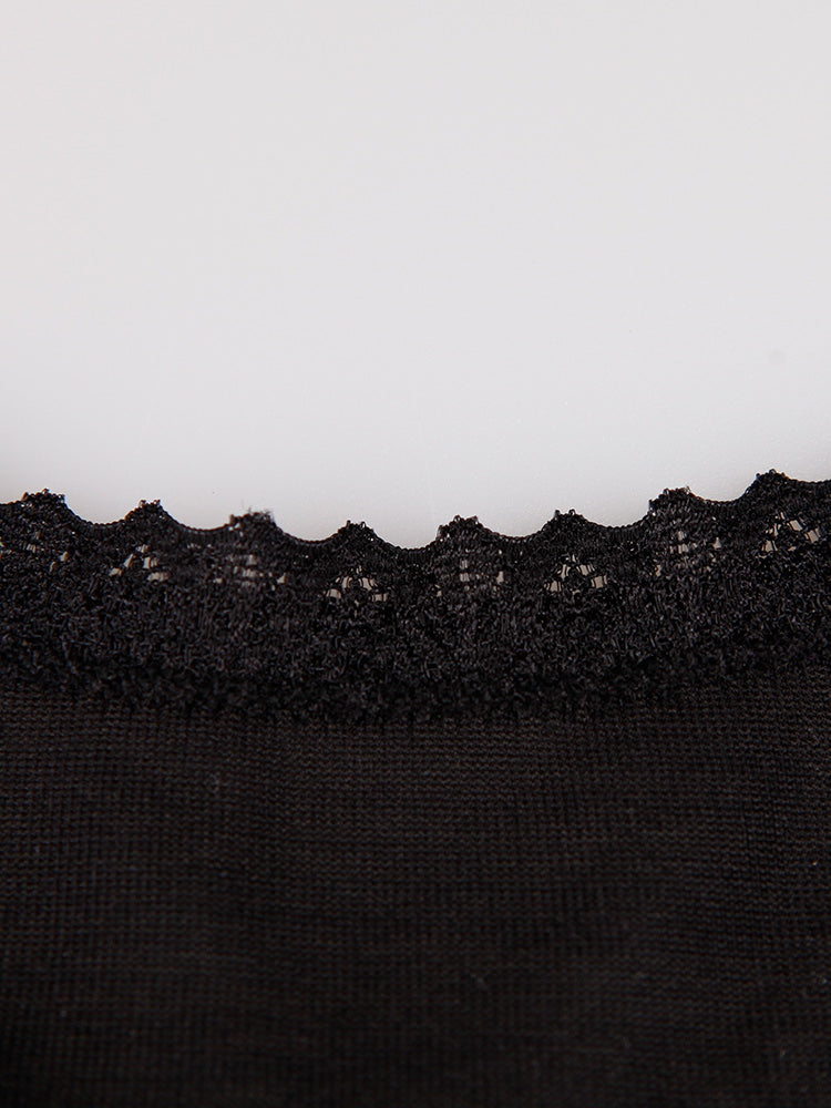 
                  
                    Basic Simplicity Lace Silk Chemise
                  
                