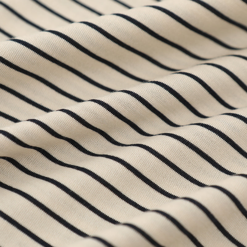 
                  
                    Silk Stripe Short Sleeve Night Dress
                  
                
