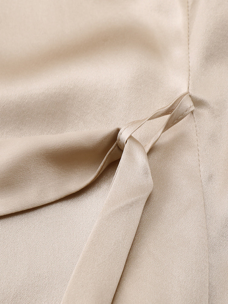 
                  
                    Heavy Weight Silk Long Nightgown (With Belt)
                  
                